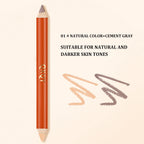 Three dimensional Fine Double Head Contour Pen to Lighten Tear Hole Natural Touch Nose Shadow Contour Holding Highlighter