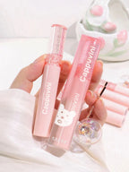 Cherry Pink Waterproof Mirror Finish Water Lip Gloss Nude Brown Clear Tint Glass Lip Oil Liquid Makeup for Luminous Look