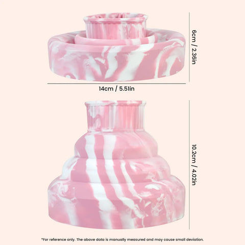 Foldable Silicone Hair Dryer Diffuser - Portable Collapsible Design, Universal Fit for Blow Dryers