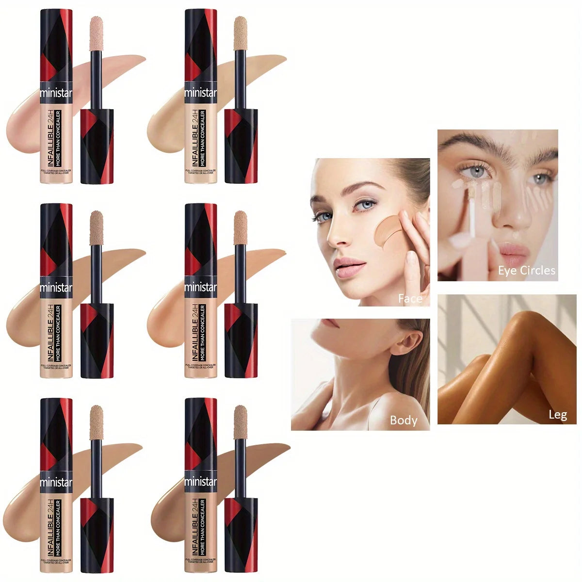 Concealer Natural Concealer Modifies Skin Tone Natural Three-dimensional