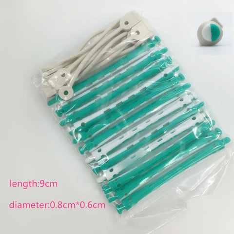 12pcs Heatless Hair Curler No Heat Hair Rollers Soft Curling Rod Pull Core Lazy Curls Flexi Rods Wave Formers Hair Styling Tools