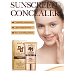 SADOER Gold Snail Oil-Control Matte BB Cream Foundation Concealer Moisturizing Isolation Cream SPF50+PA+++ 40g
