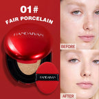 BB Cream Air Cushion Full Coverage Waterproof Long-lasting Brighten Foundation CC Cream Women Base Makeup Face Korean Cosmetics