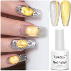 5ml Golden Silvery Metallic Painting Liner Gel Polish Chrome Mirror Effect Semi-Permanent Varnish For Stunning French Nail Art