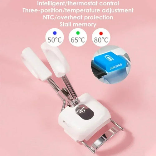 1PCS Heating Electric Eyelash Curler Cosmetic Makeup Tools Clip Lash Curler Lasting Lash Lift Beauty Eyelashes Makeup Tool Woman