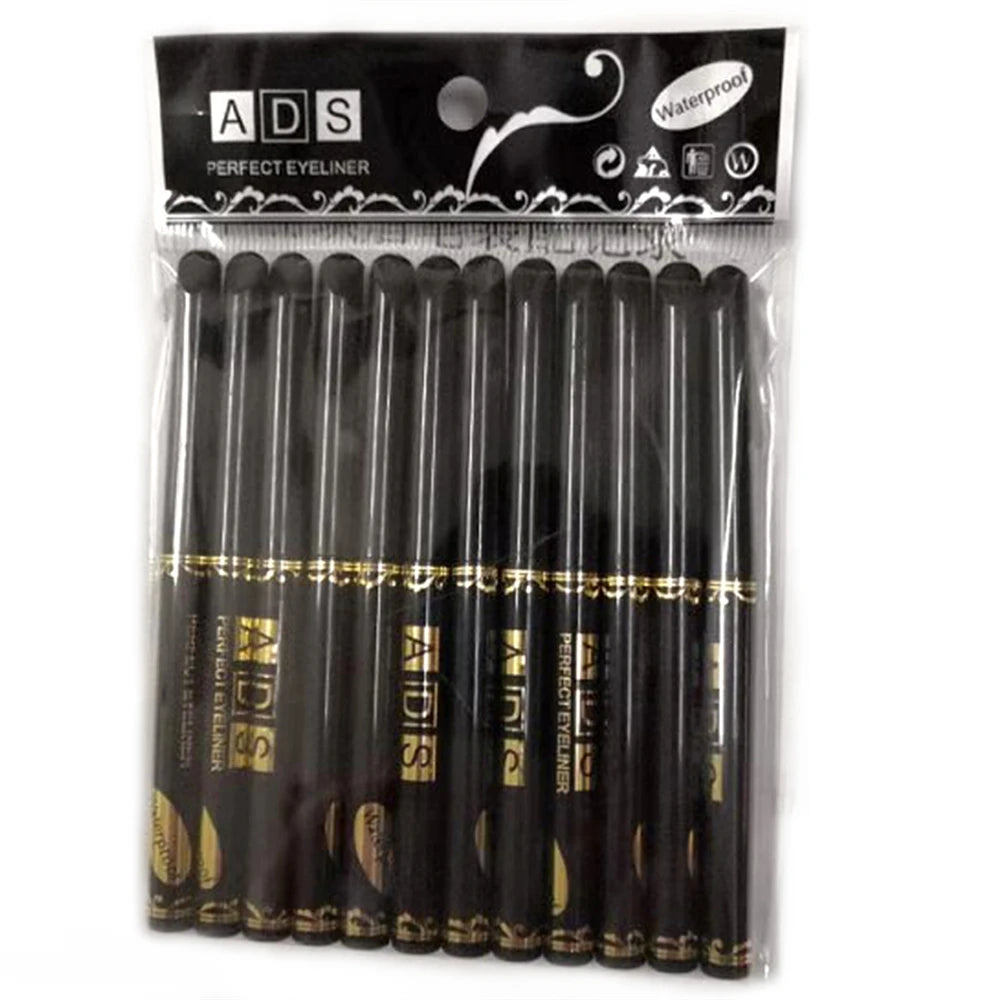 1Pc Black Coffee Waterproof Eyeliner Pencil Long Lasting Easy To Wear Eye Liner Gel Matte Quick Drying Eyeliner Pen Eye Makeup