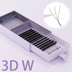 DIYDAY W Shape Eyelash Extension 3d 4d 5d 6d 7d 8d W-Shaped Eyelashes Premade Fans Individual BASF Mink Faux Lashes