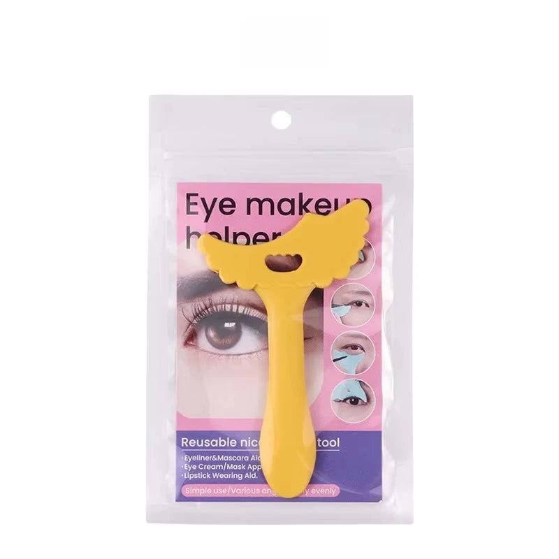 Wholesale Multi-functional Eyeliner Stencil Wing Tips Silicone Eyeliner Aid Drawing Lipstick Wearing Aid Reusable Makeup Tools