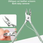 16Pcs Stainless Steel Nail Clippers Cuticle Nippers Set Portable Travel Case Household Manicure Pedicure Grooming Supply