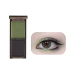 Hot Biya 2Colors Eyeshadow Protable Red Black Plate Matte Eye Shadow Dark Smoky Cosmetics Makeups Party Halloween DIY Wholesale