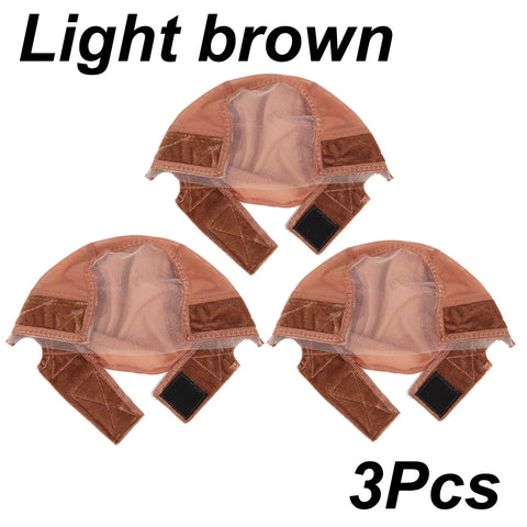 Female Headband Wig Cap Hd Lace Wig Cap For Wig Making U Part Wig Caps With Adjustable Velvet Wig Grip To Wear Wig Nude Hair Net