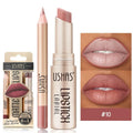 Professional Grade 12 Color Double Ended Lip Liner Lipstick Set Matte High Color Rendering Does Not Fade Waterproof  Sweat Proof