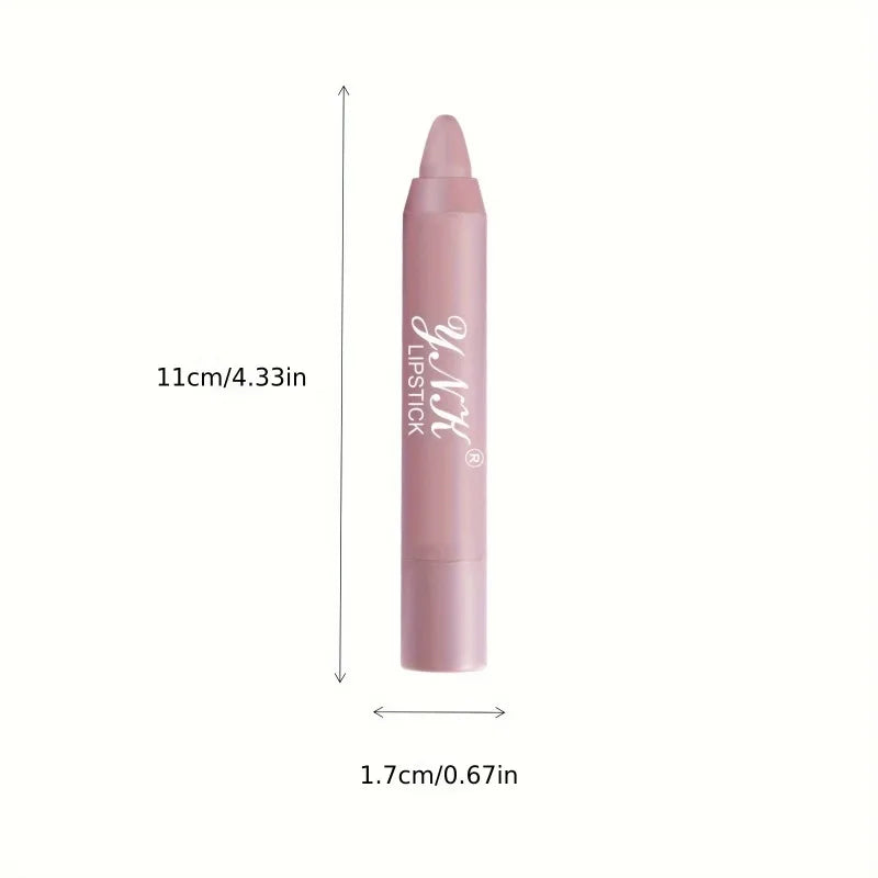 1PC Pink Series Velvet Matte Lipstick Pen Waterproof Long Lasting Red Lipstick Makeup Lip Tint Pen Cosmetic Makeup