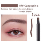 HAOZHUANG  Waterproof Long Lasting Eyebrow Pencils with Soft Brush Eyebrows Makeup Tool Permanent Makeup Tattoo Accessories