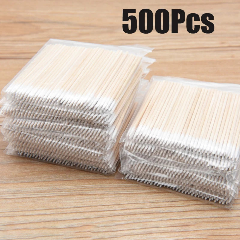 1000/500/200/180/100Pcs Profession 100% Cotton Pads For Nail Wipe Lint-Free Nail CottonGel Polish RemoverNail Art Cleaning Tools