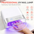 168W UV LED Nail Lamp 36LEDS Gel Polish Drying Lamp With Automatic Sensing 4 Timer Professional Nail Dryer Manicure Salon Tools