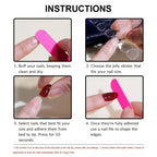 24 false nail pieces shipped randomly, Instagram-style false nails, wearable full-coverage almond-shaped press-on nails.