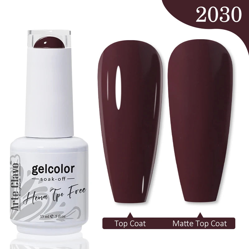 Arte Clavo Hema Free TPO Free Nail Gel Polish Nail Supplies Vernis Semi Permanent Nail Art Manicure Soak Off UV Gel Nail Varnish