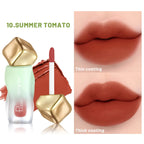 Matte velvet lip glaze, long-lasting waterproof non-sticky, smooth and easy to apply, smudge-proof, moisturizing cream formula