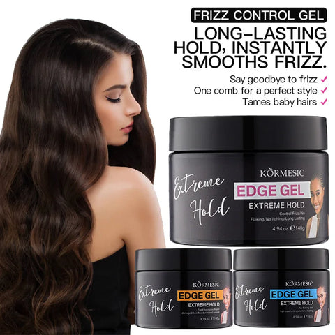 140g Frizz Hair Braiding Gel Styling Control Smooth Long Lasting Tames Edges Twist Wax