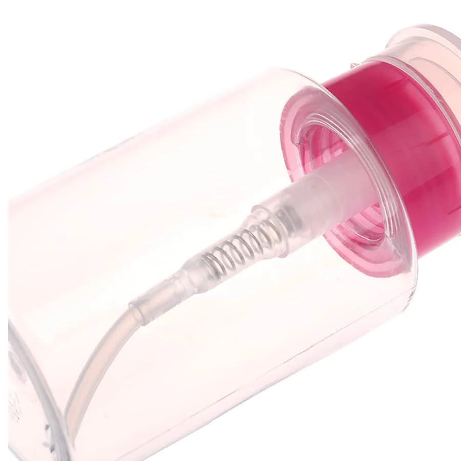 75ml Pump Dispenser, Empty Pressurized Bottle for Makeup Remover, Nail Polish Remover and Acetone Liquid