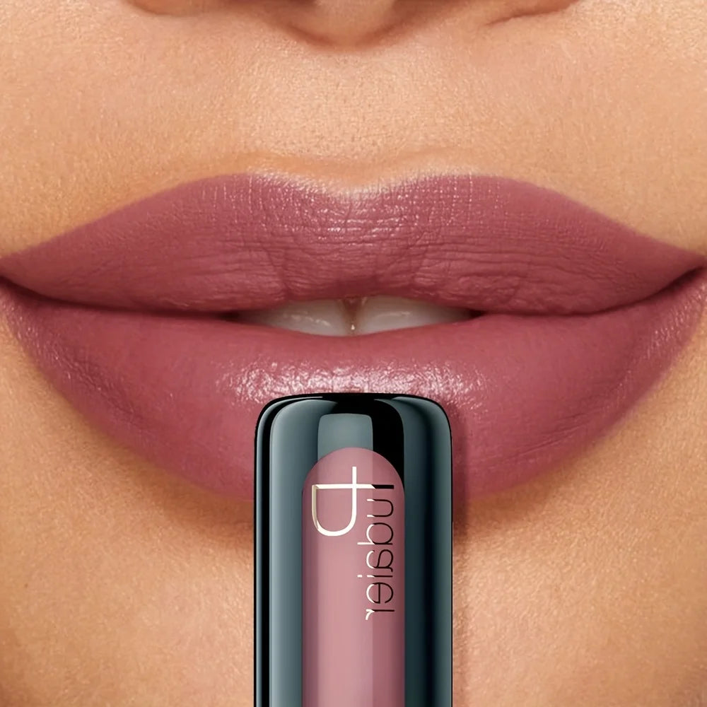 Matte Velvet Lip Mud, Highly Pigmented Non-Stick Lip Gloss, Long Lasting Waterproof Lip Makeup Gift for Mother’s Day