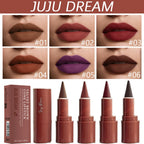 JUJU Dream Matte Velvet Gradient Lip Liner - Smooth Application For Elegant Lips, Long-Lasting Lip Pencil, Lip Lipstick Makeup