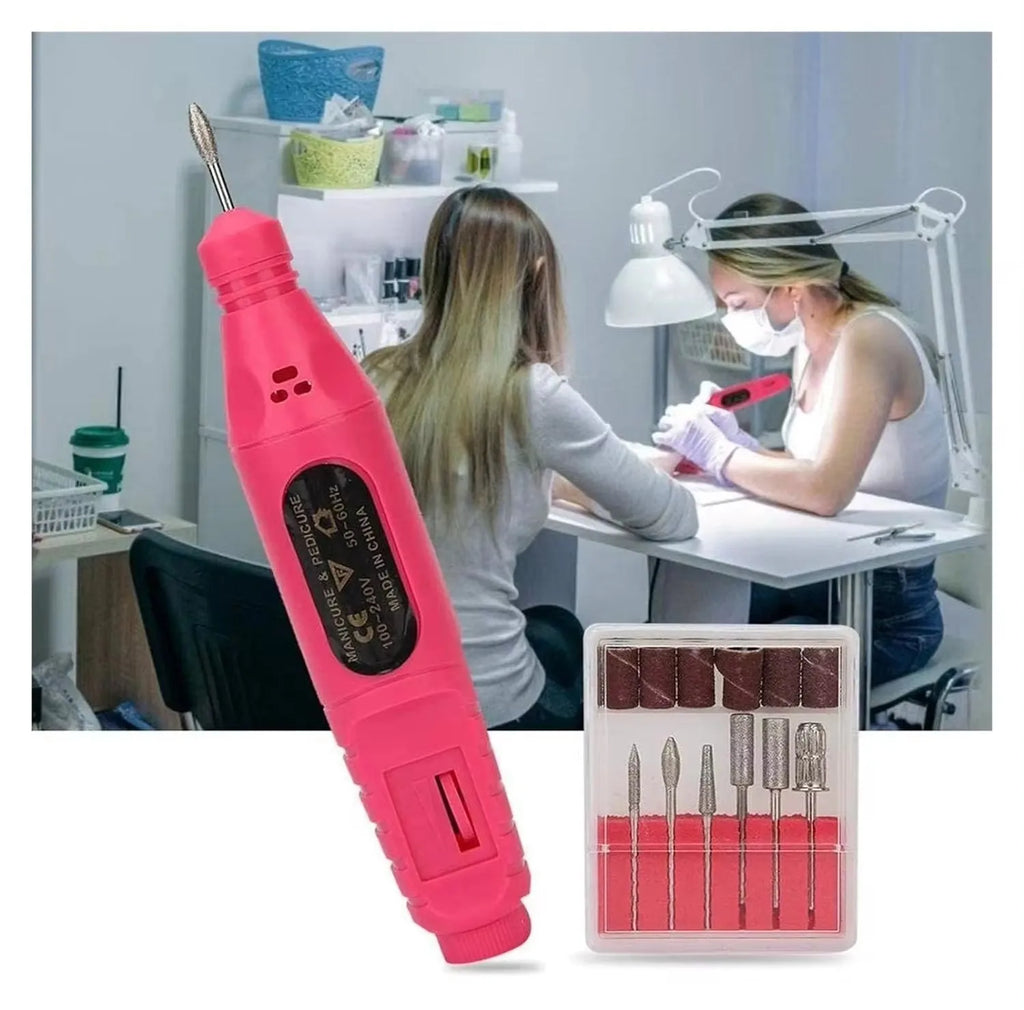 LINMANDA Electric Nail Drill Set Nail Art Pen File Kit 54W Nail Lamp Gel Manicure Dryer Lamp Nail Files Tool