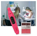LINMANDA Electric Nail Drill Set Nail Art Pen File Kit 54W Nail Lamp Gel Manicure Dryer Lamp Nail Files Tool