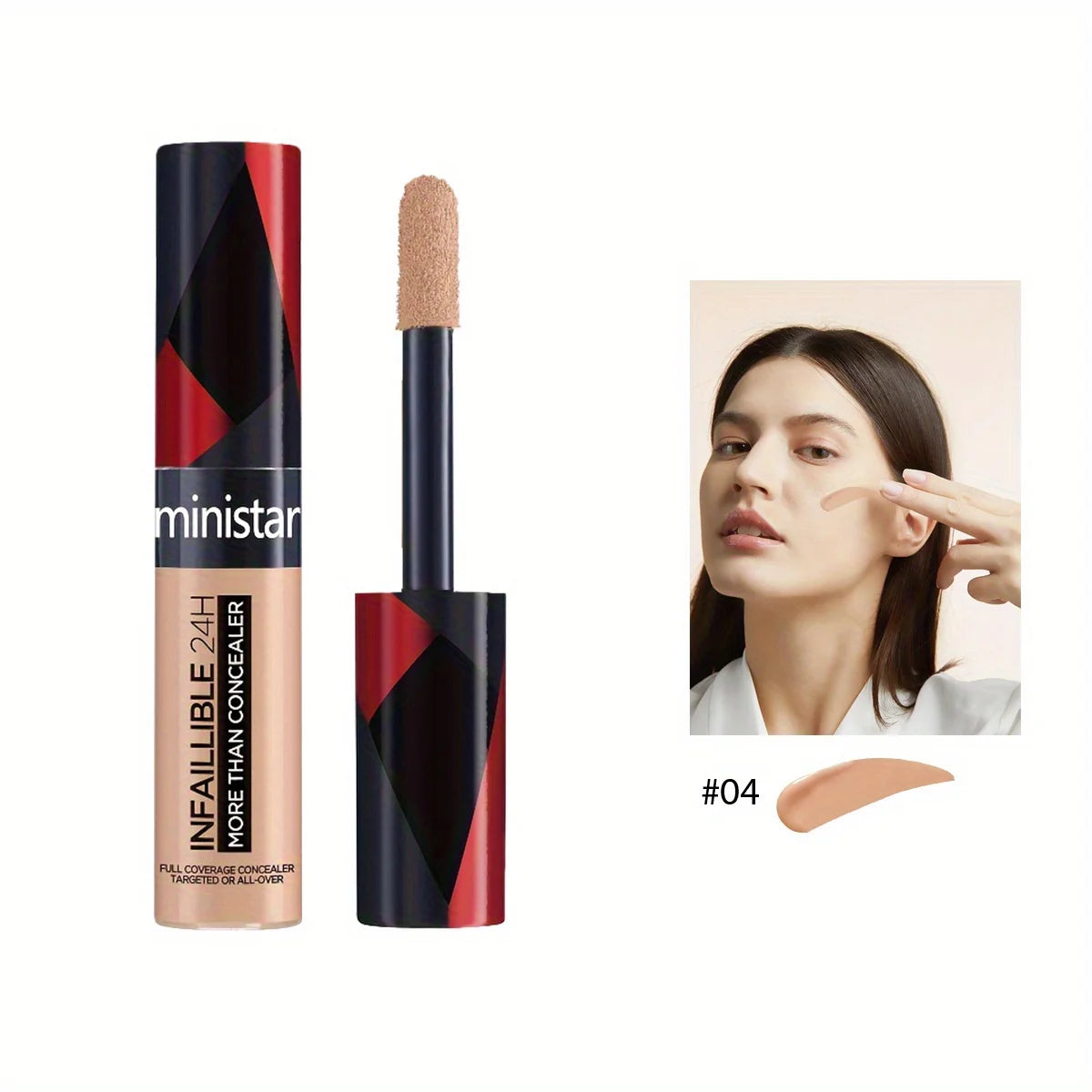 Concealer Natural Concealer Modifies Skin Tone Natural Three-dimensional