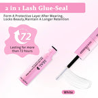 DIY Clusters Lashes 40D60D Eyelash Extension Dovetail Segmented Lashes Individual Eyelashes With Lash Glue Remover