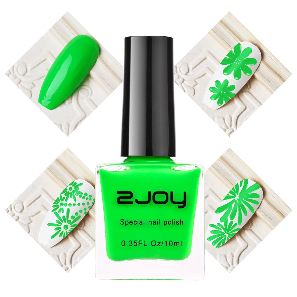 10ml Nail Stamping Polish Varnish Black White Colorful Nail Printing Lacquers for Stamping Plate 30 Colors Nail Stamping Polish