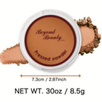 3 Pack Set Wheat Bronzing Powder For Dark Tone, Matte Finish, Sweatproof & Oil Control Powder, Concealer Contouring Foundation