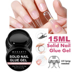 Nail Glue Remover for Press on Nails, 50ML Nail Glue Remover for UV Nail Glue, Non acetone Gentle Glue Off for False Nails Glue