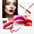 12 pcs Long-Lasting Lipstick Set with Professional Lip Liner Pencil and Matte Lip Gloss for Women Valentine's Day Gifts