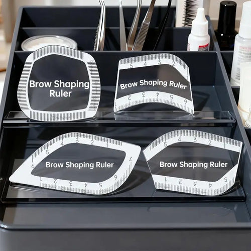1 Minute Fast Drawing Design Brow Easy Tool Microblading Permanent Makeup Stencils Brow Mapping Ruler Eyebrow Shaping Ruler