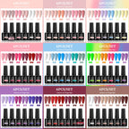 VOKY 6-Piece Set of Nail Gel, Seasonal Fashionable Nail Gel, The Perfect Gift for Ladies to Give During Festivals