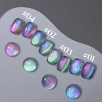 12ML 1-6PCS Popular Winter Internet Celebrity Hot-selling Northern Lights Cat Eye Magnet Gel Nail Polish Nail Art Nail Supplies