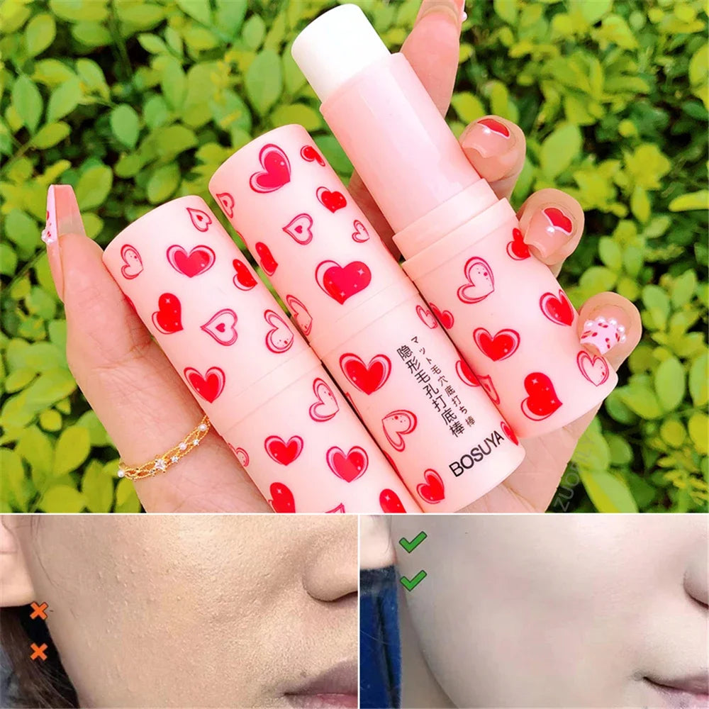 Makeup Base Face Primer Stick Invisible Pore Light Oil-control Finish No Creases Not Cakey Concealer Primer Stick Matte Cosmetic