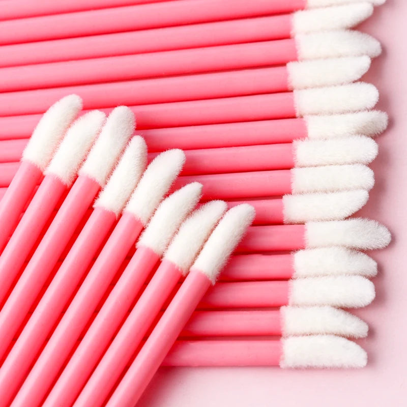 50/1000pcs Lip Brushes Applicators Lip Gloss Wand Applicator Eyelashes Brush Lipstick Brush Beauty Makeup Supplie Tool