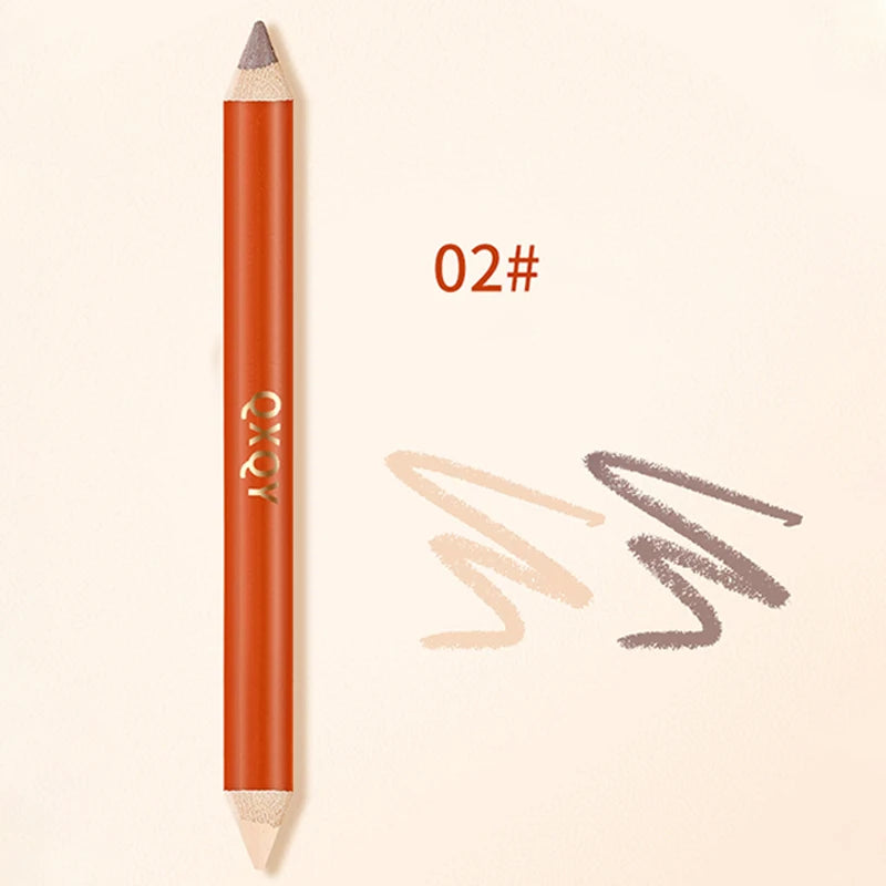 QXQY dual head contouring pen, full face contour, highlight, silky color rendering, 3D decoration stick