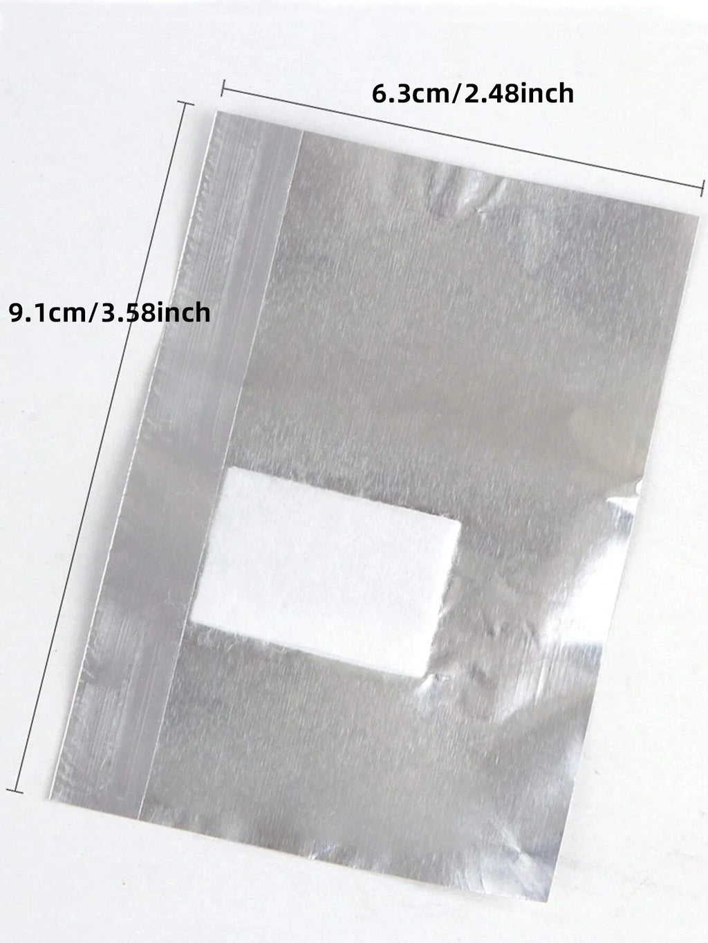 100pcs Aluminium Foil Gel Nail Polish Remover Wraps Acetone Nail Art Accessories Soak Off Removal Cleaner Salon Manicure Tools