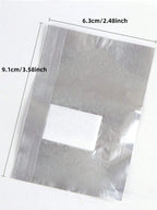 100pcs Aluminium Foil Gel Nail Polish Remover Wraps Acetone Nail Art Accessories Soak Off Removal Cleaner Salon Manicure Tools