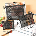 New Hot Mini Transparent Heart shaped Makeup Bag Women's Portable lipstick Cosmetic Storage Bag Transparent Ctue Small MakeupBag