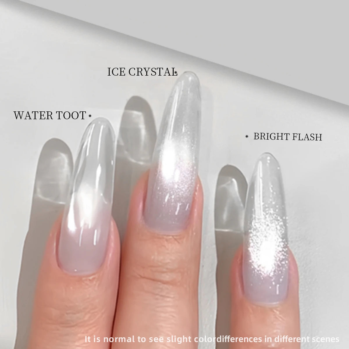 XEIJAYI 3pcs 15ml White Plain water cat's eye Magnetic Gel Nail Polish - Ultra Shine, Quick-Dry, Soak-Off UV/LED Varnish for Stu