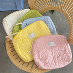Embroidery Large-Capacity Cosmetic Bag Waterproof Portable Storage Bag Travel Makeup Pouch