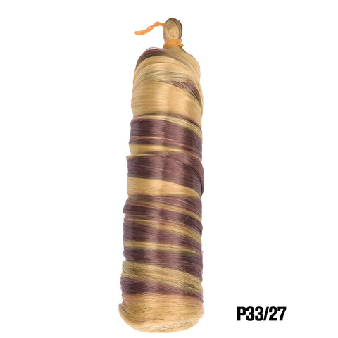 French Curls Braiding Hair Extensions Synthetic Hair Loose Wave Spiral Curl Braids High Temperature Ombre Pre Stretched Hair