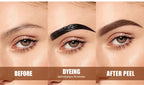 HANDAIYAN 5-color brush head peel-off eyebrow tint Waterproof, long-lasting, and smudge-proof peel-off eyebrow tint