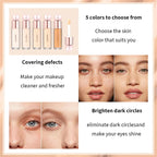 Concealer with Pore Blurring Moisturizing Oil Control Long Lasting Sweat Resistant Non Transfer for Covering Facial Blemishes