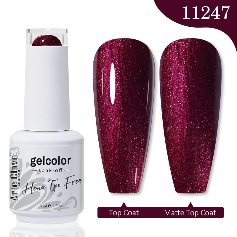 Arte Clavo Hema Free TPO Free Nail Gel Polish Nail Supplies Vernis Semi Permanent Nail Art Manicure Soak Off UV Gel Nail Varnish